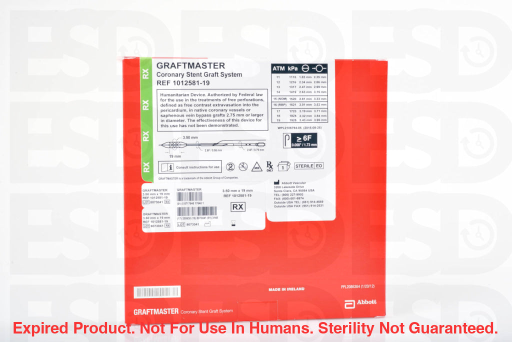 Abbott: 1012581-19-Each-Expired Expired