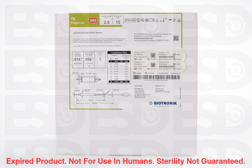 Biotronik: 434887-Each-Expired Expired