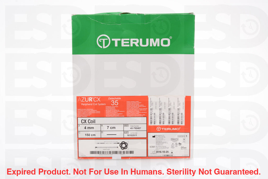 TERUMO: 45-750407-Each-EXPIRED