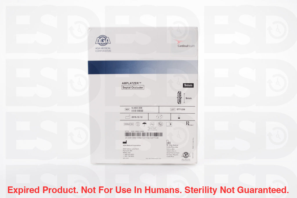 Aga Medical: 9-Asd-009-Each-Expired Expired