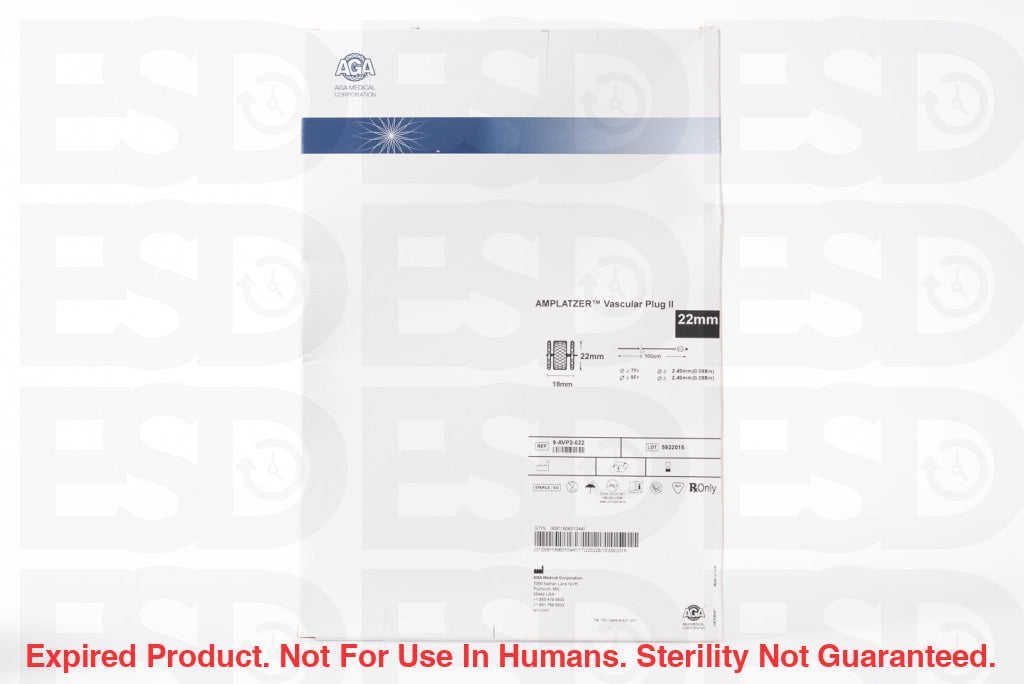 Aga Medical: 9-Avp2-022-Each-Expired Expired