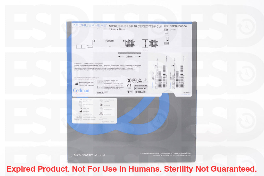 CODMAN: CSP181500-30 – Expired Surgical Devices