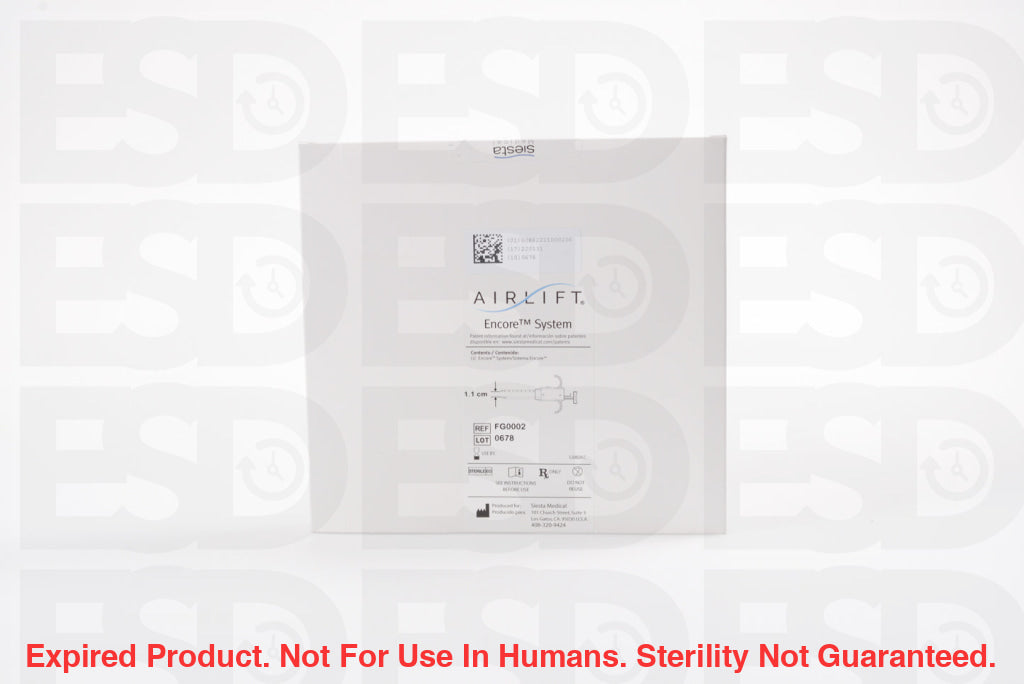 Siesta Medical: Fg0002-Each-Expired Expired