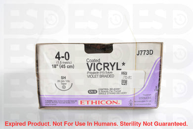 Ethicon Suture: J773D-Box-Expired Expired