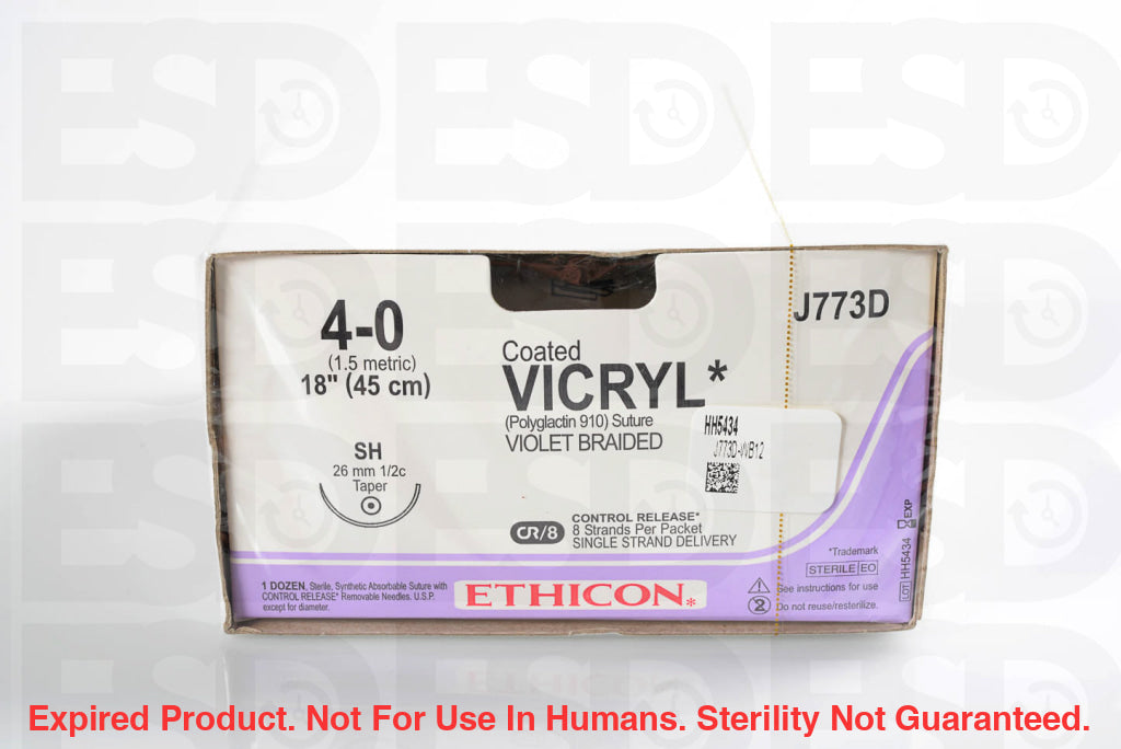 Ethicon Suture: J773D-Box-Expired Expired