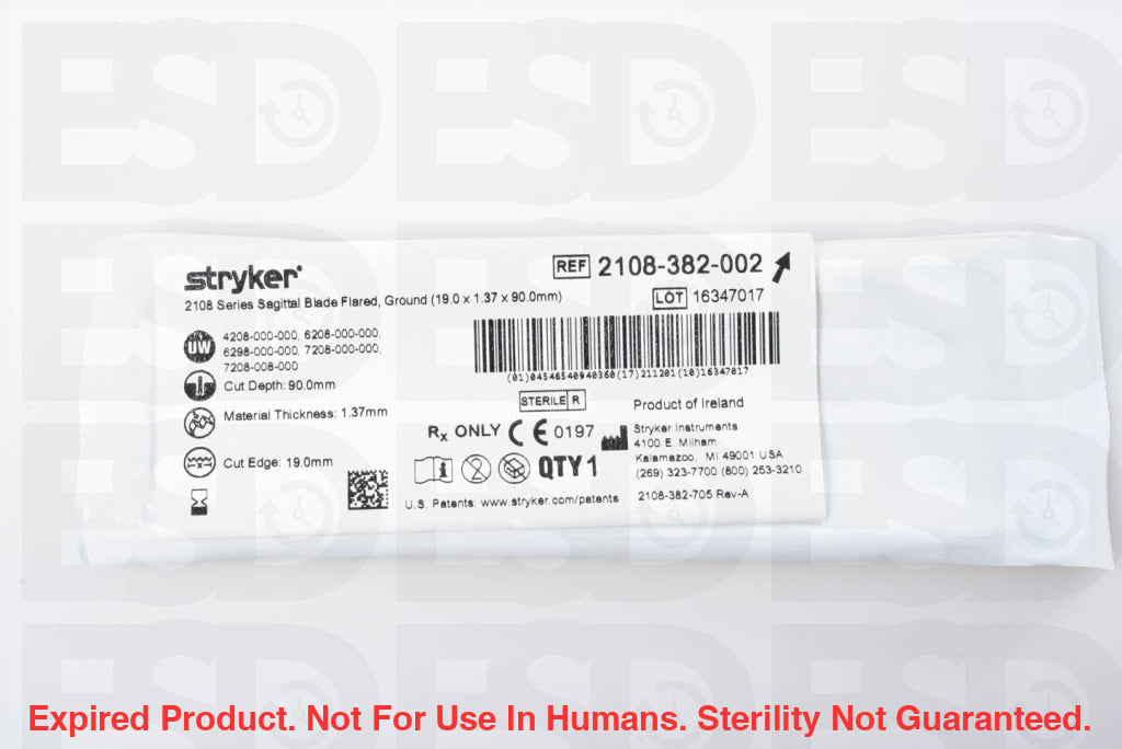 Stryker: 2108-382-002-Each-Expired Expired