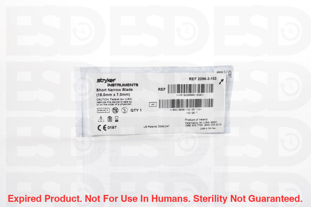 Stryker: 2296-003-103-Each-Expired Expired