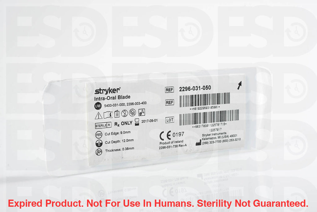 STRYKER: 2296-031-050-Each-EXPIRED