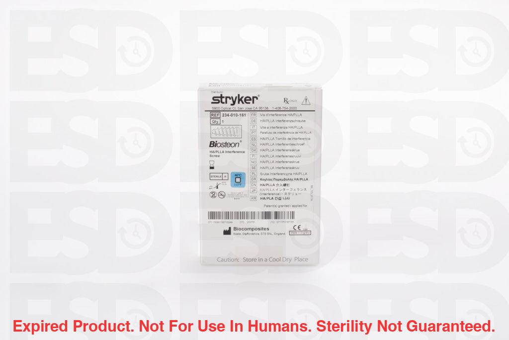 Stryker: 234-010-161-Each-Expired Expired