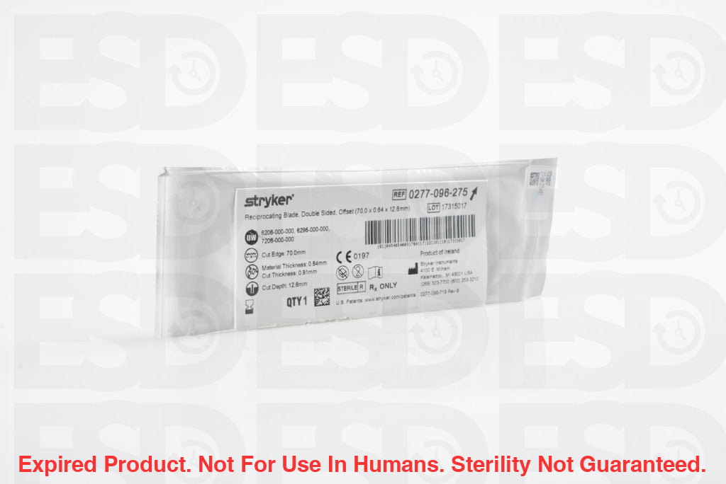 Stryker: 277-096-275-Each-Expired Expired