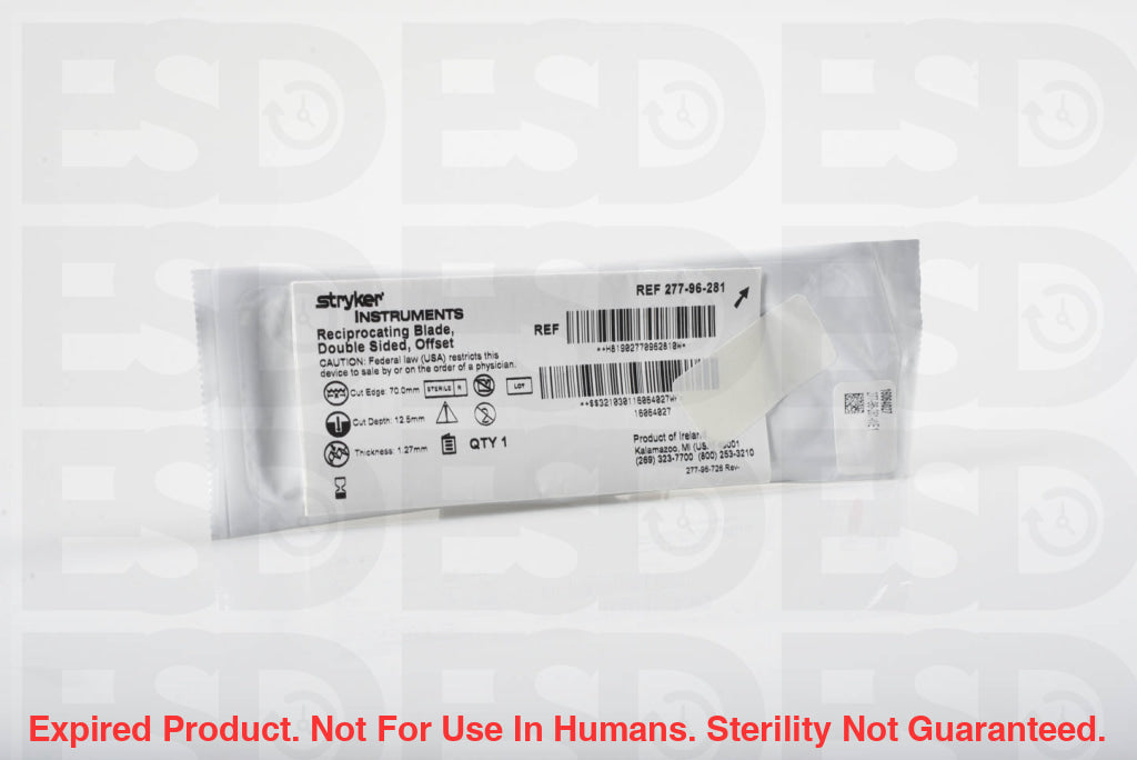 Stryker: 277 - 96 - 281 - Each - Expired Expired