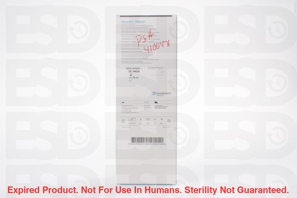 Greatbatch Medical: 511212-Each-Expired Expired