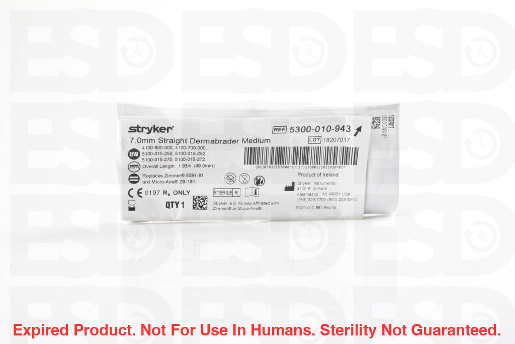 Stryker: 5300-010-943-Each-Expired Expired