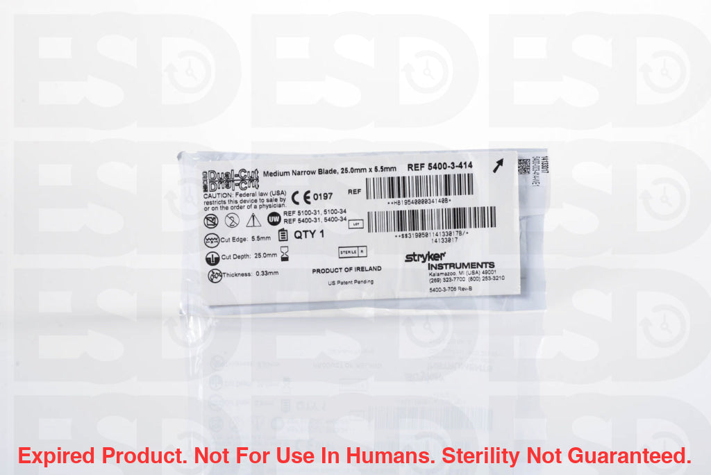 Stryker: 5400 - 003 - 414 - Each - Expired Expired