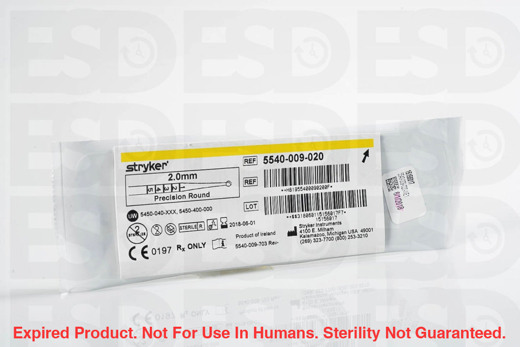 Stryker: 5540 - 009 - 020 - Each - Expired Expired