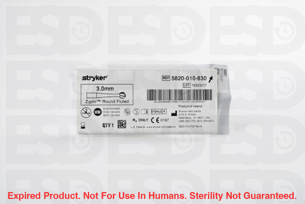 Stryker: 5820 - 010 - 630 - Each - Expired Expired