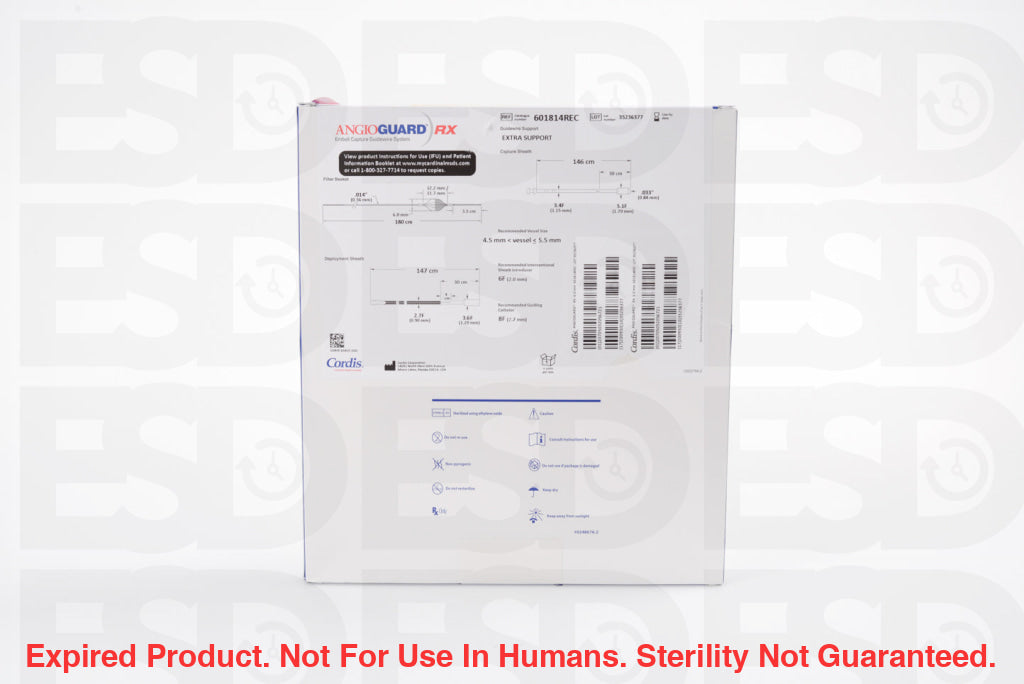 Cordis: 601814Rec-Each-Expired Expired