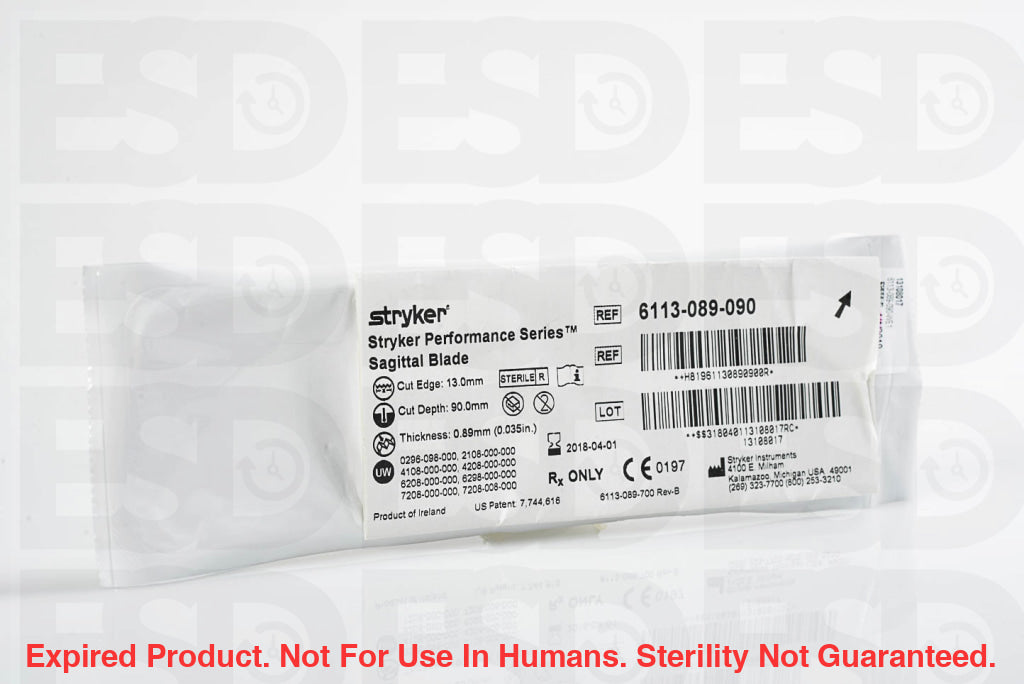 STRYKER: 6113-089-090-Each-EXPIRED