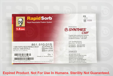 SYNTHES: 851.510.01S-Each-EXPIRED