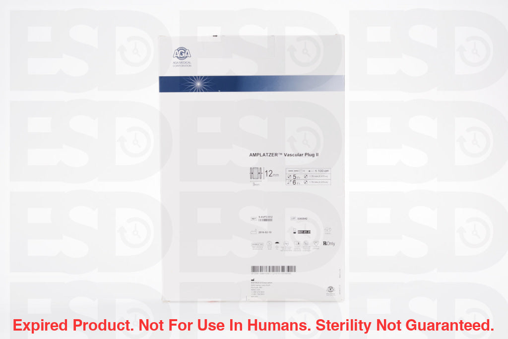 Aga Medical: 9-Avp2-012-Each-Expired Expired