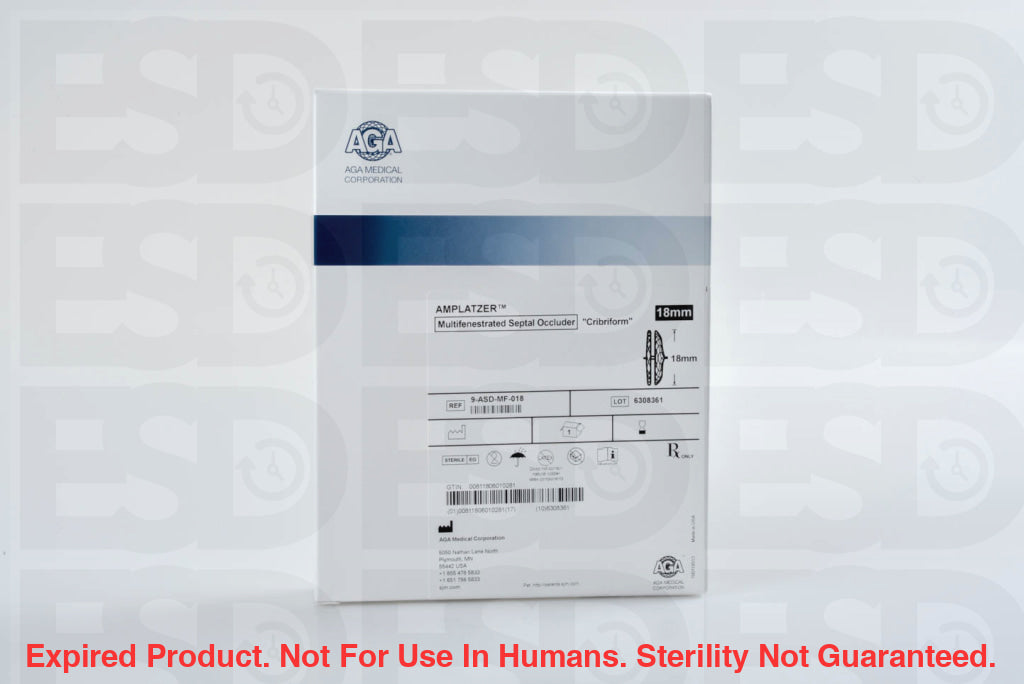 Aga Medical: 9-Asd-Mf-018-Each-Expired Expired