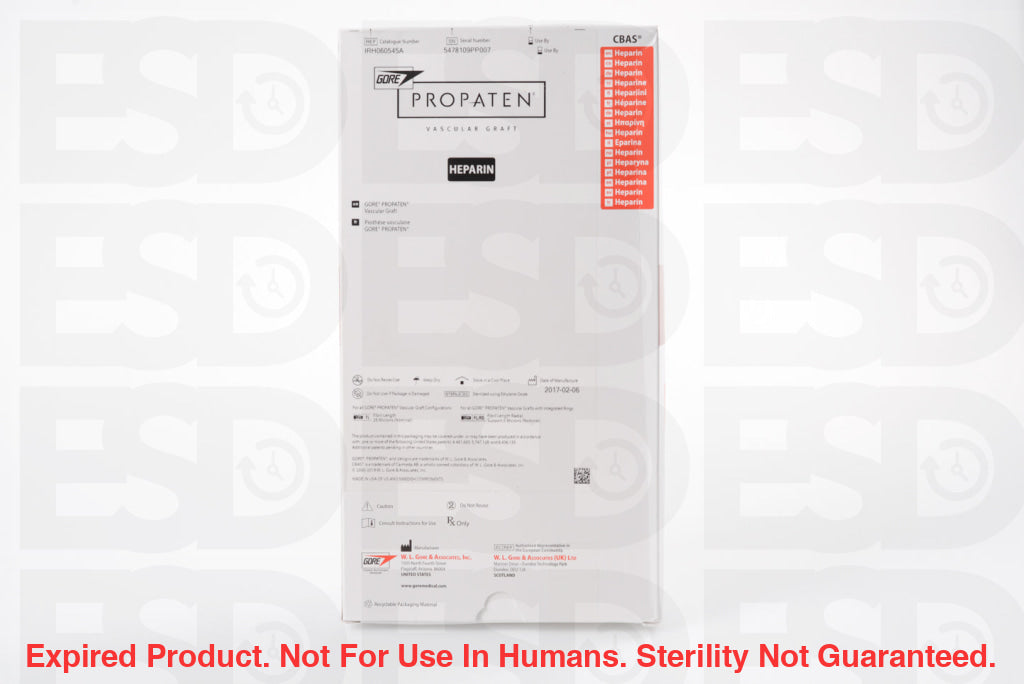 Gore Vascular: Irh060545A-Each-Expired Expired