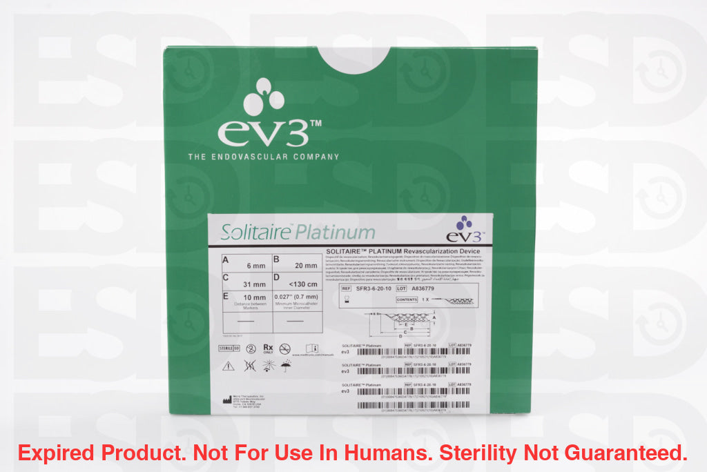 Medtronic Vascular: Sfr3-6-20-10-Each-Expired Expired