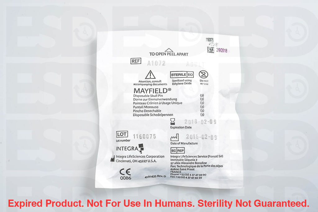 Integra Lifesciences: A1072 - Each - Expired Expired