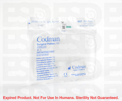 Codman: 80-1399-Each-Expired Expired