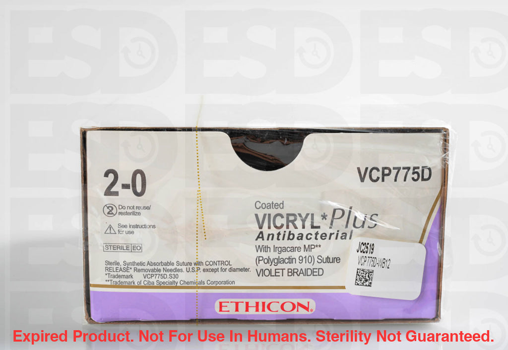 Ethicon Suture: Vcp775D-Box-Expired Expired