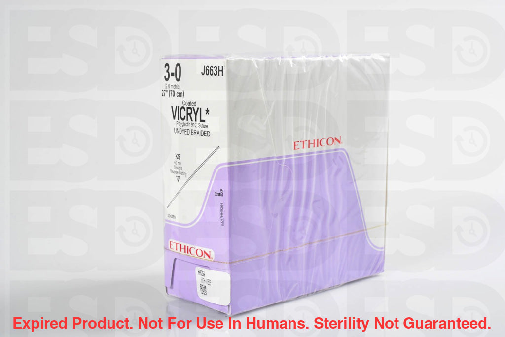 Ethicon Suture: J663H - Box - Expired Expired
