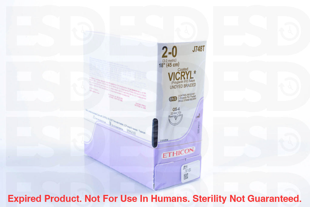 Ethicon Suture: J748T-Box-Expired Expired