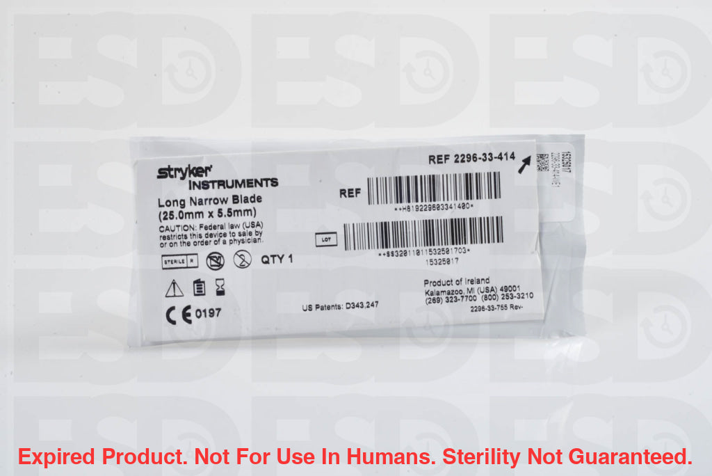 Stryker: 2296-33-414-Each-Expired Expired