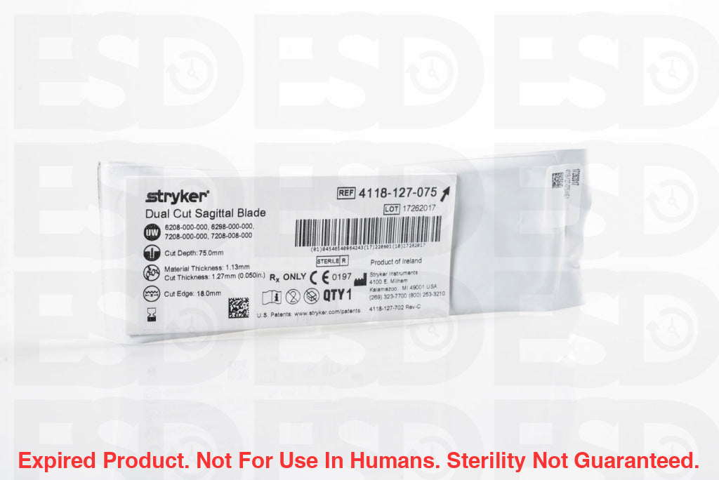 Stryker: 4118-127-075-Each-Expired Expired