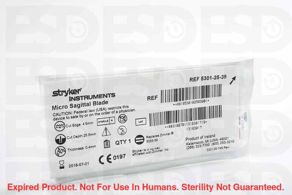 Stryker: 5301-25-39-Each-Expired Expired