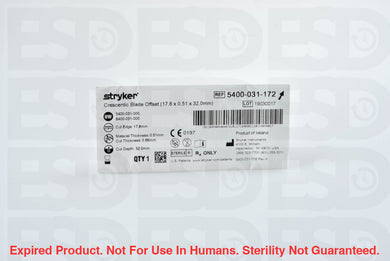 Stryker: 5400-031-172-Each-Expired Expired