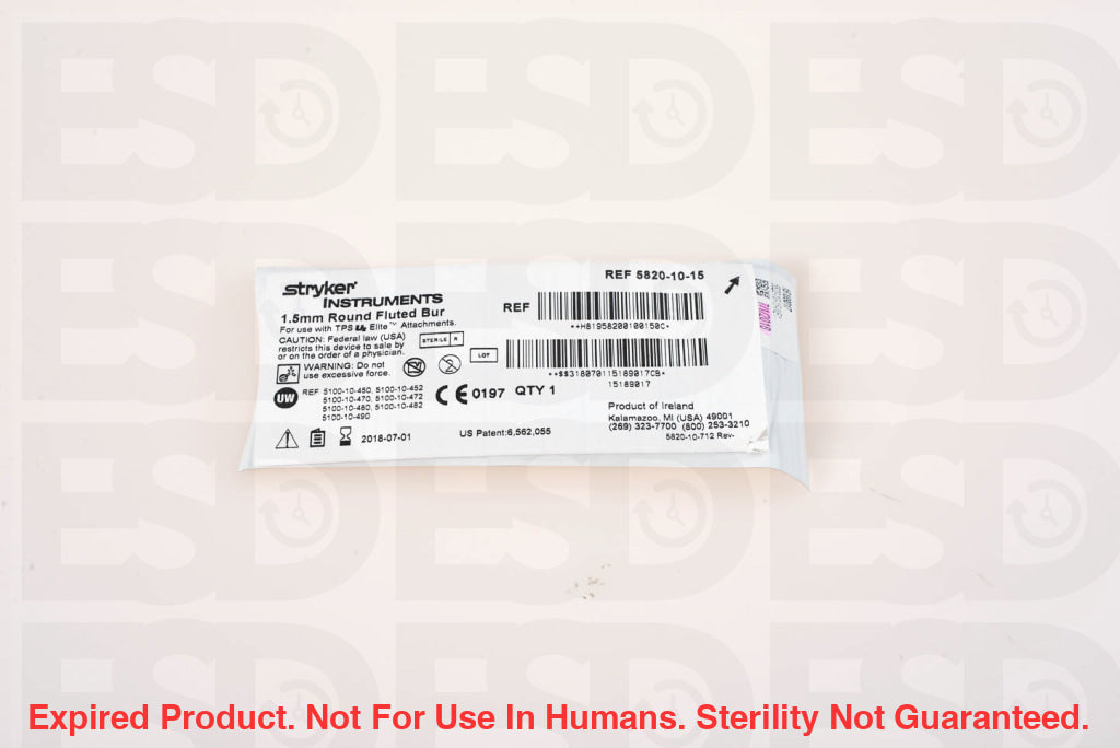 Stryker: 5820-10-15-Each-Expired Expired