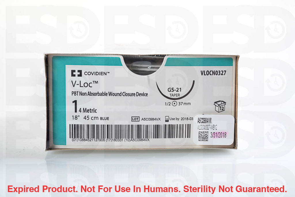 Covidien Suture: Vlocn0327-Box-Expired Expired