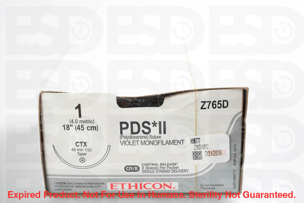 Ethicon Suture: Z765D - Box - Expired Expired